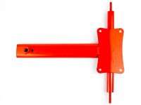 Železná červená kostra pre sedačku a ovládacie páky na Hoverkart - EXKLUZÍVNE VOZÍTKO
